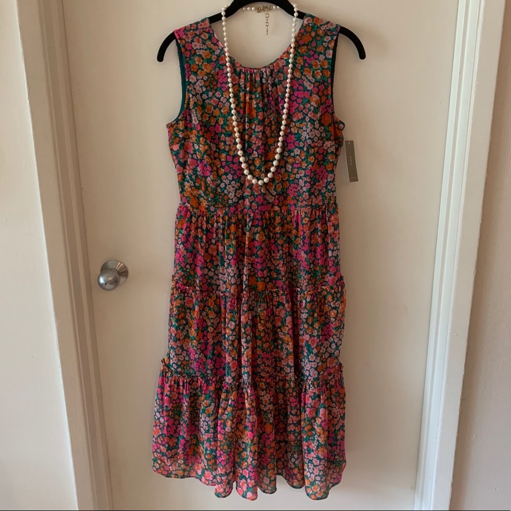 NWT J Crew Floral Midi Dress